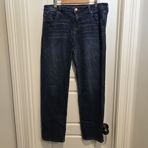 Liverpool Dark Blue Slim Boyfriend Jeans
